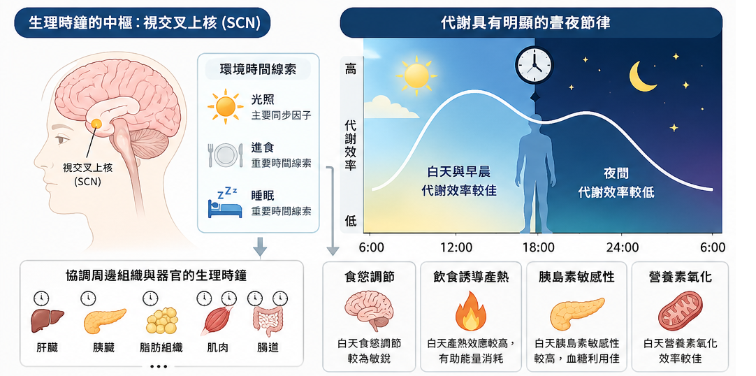 晝夜節律示意圖